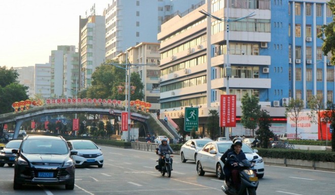 A scene in Pengjiang district, Jiangmen city, part of the Greater Bay Area plan in China. Photo: Shutterstock Images