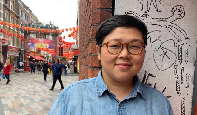 Jamie Law, a London-based domestic violence caseworker originally from Hong Kong. Photo: Hilary Clarke
