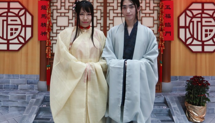 Hanfu, traditional Chinese clothing, and the young people in Hong