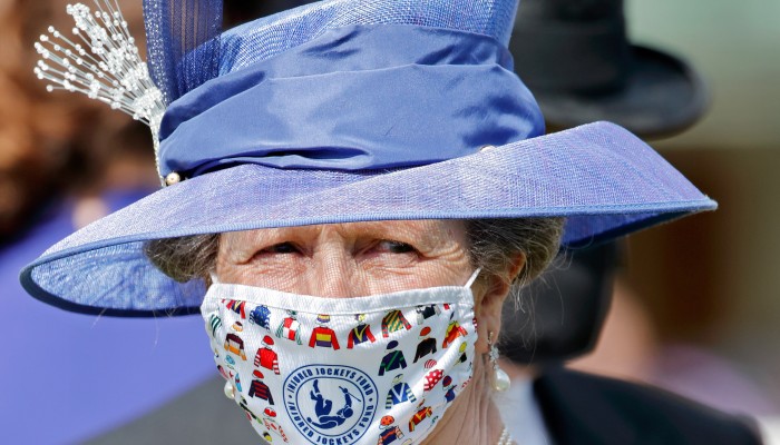 Queen Elizabeth 2 Pink Hat Royal Card Face Mask All Our Masks Are Pre-Cut! 