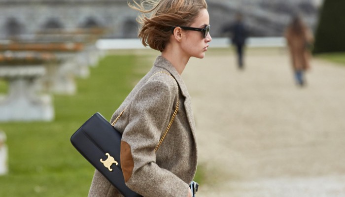 The Celine Triomphe Bag Is the Ultimate Celebrity Street Style