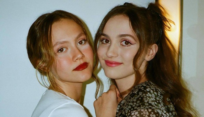 Maude Apatow and Iris Apatow are seen out and about on September 9