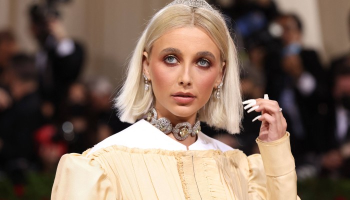 Furore over Emma Chamberlain s Met Gala diamond necklace puts