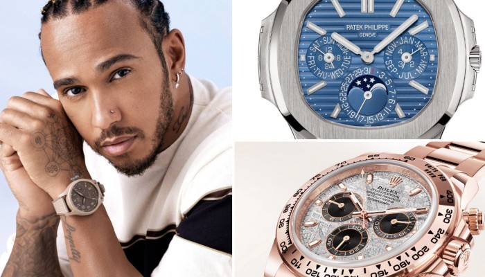 lewis hamilton three watches