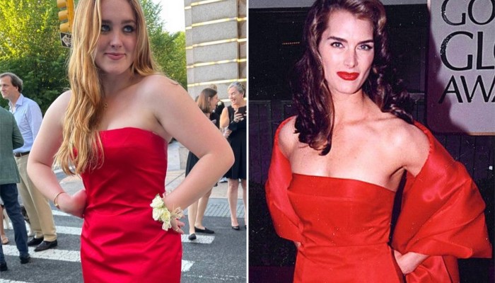 Meet Brooke Shields' 19-year-old daughter, Rowan Henchy: the budding  journalist wore her mum's glam 1998 Golden Globes dress to prom  but will  she follow in her Hollywood footsteps? | South China