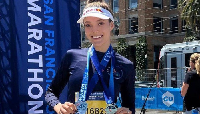 Freestyle Skiing Gold Medalist Eileen Gu Runs 1:41:07 in San Francisco Half  Marathon