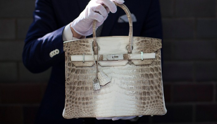 Hermès Birkin 30 Patent Leather Handbag