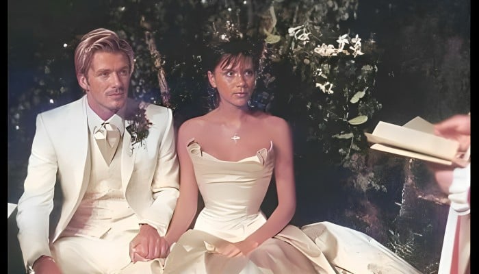 Victoria beckham discount wedding dress