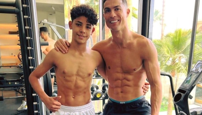Who is Cristiano Ronaldo's lookalike footballer son, Cristiano Jr? The ex Man United star's eldest plays for Al-Nassr's under 13 team and rocks Rolex watches – and his mum's identity remains a