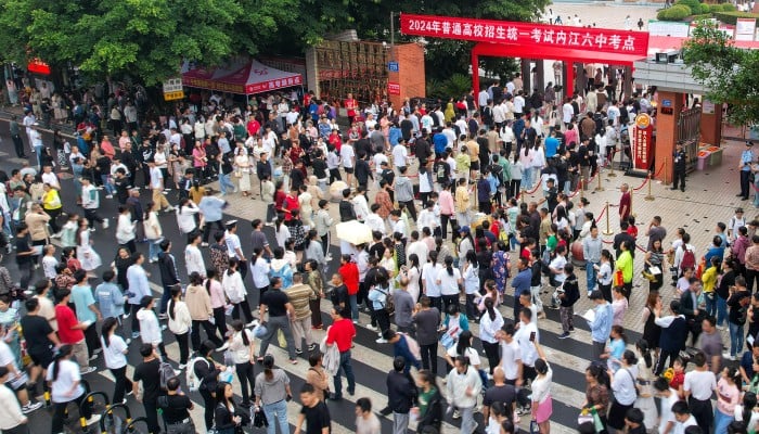 Record 13.42 million Chinese students take fiercely competitive gaokao ...