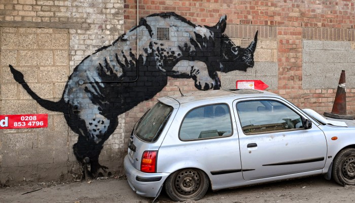 Banksy surprises London with 9 new animal paintings within 9 days