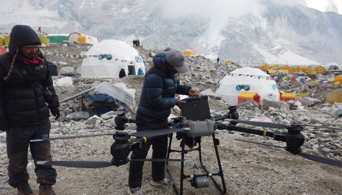 Nepal uses drones to clean up Mount Everest's trash-covered slopes | South  China Morning Post