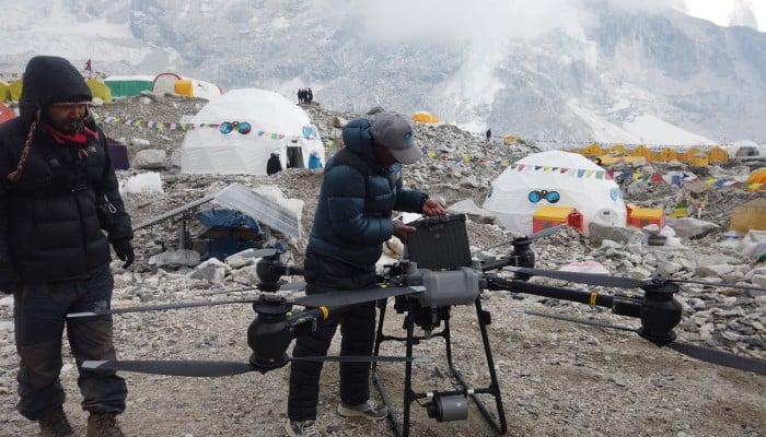 Nepal uses drones to clean up Mount Everest's trash-covered slopes | South China Morning Post