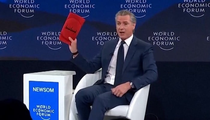 Newsom accuses Trump of suppressing dissent