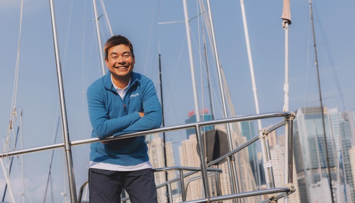 Tiger Mok, a solo finisher of the Rolex China Sea Race 2026. Photo: Jocelyn Tam