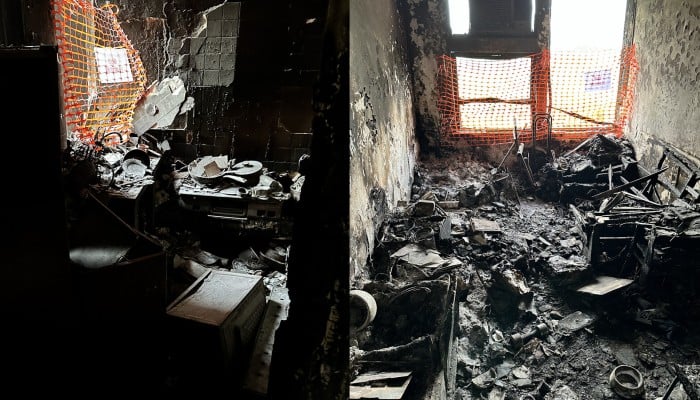 ‘Like charcoal’: Wang Fuk Court residents sift through ashes for belongings