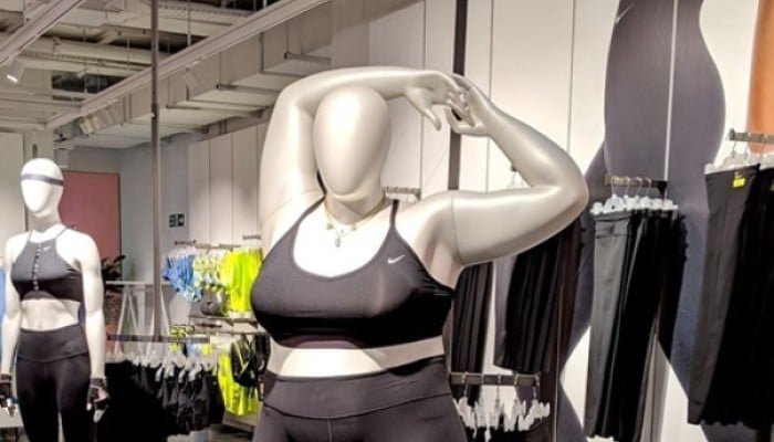 Nike sales fat model