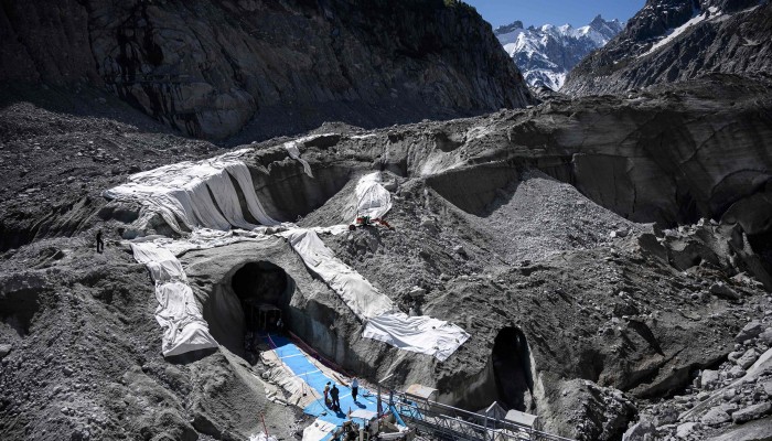 Climate Change Shrinks France S Largest Glacier South China