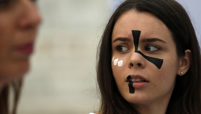 PHOTOS: AI-Designed Makeup Could Fool Facial Recognition Cameras at World  Cup