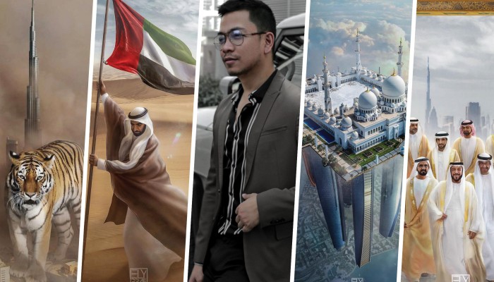 How Painting Portraits Of Uae Founder Sheikh Zayed Bin Sultan Al