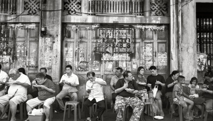 Bangkok photos of old districts and architecture pay homage to