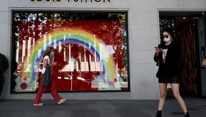 Louis Vuitton The Rainbow Project Window Designs