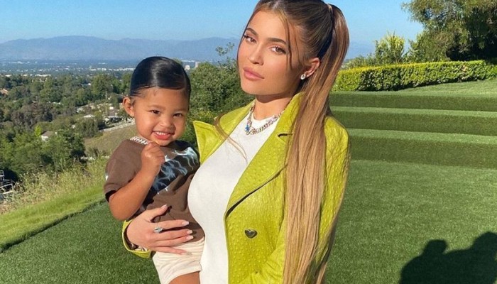 It's Expensive: Kylie Jenner's baby girl Stormi rocks a pink
