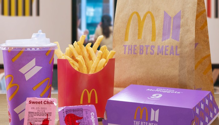 K-Pop Group BTS And McDonald's Launch Exclusive Meal And Clothing