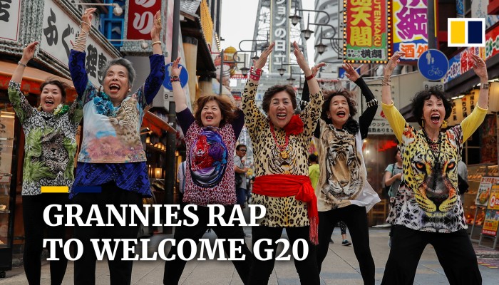 Japanese granny-group releases rap song to welcome G20 to Osaka | South China Morning Post