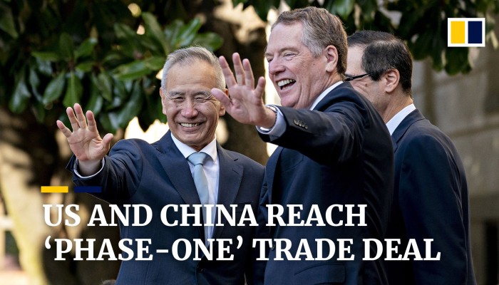 Us And China Reach Phase One Trade Deal South China Morning Post Us And China Reach Phase One Trade Deal South China Morning Post