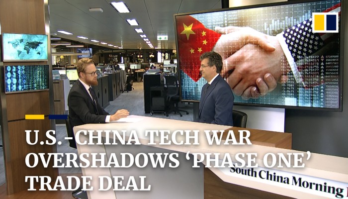 U S China Tech War Overshadows Phase One Trade Deal South China U S China Tech War Overshadows Phase One Trade Deal South China