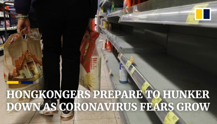 Hongkongers prepare to hunker down as coronavirus fears grow | South China Morning Post