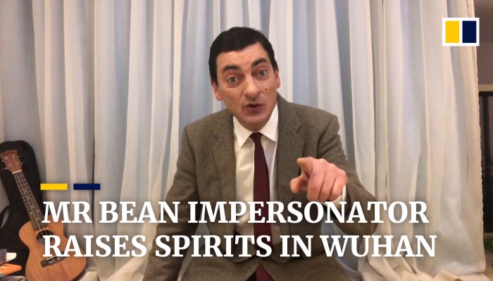 Mr Bean Impersonator Tries To Raise Spirits In Coronavirus Hit Wuhan China South China Morning Post