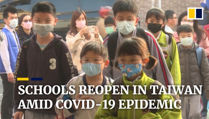 Taiwan schools reopen amid Covid-19 epidemic while schools in Hong Kong ...