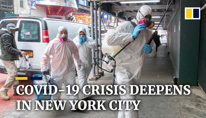 New York City death toll spikes to 385 as US becomes new epicentre of ...