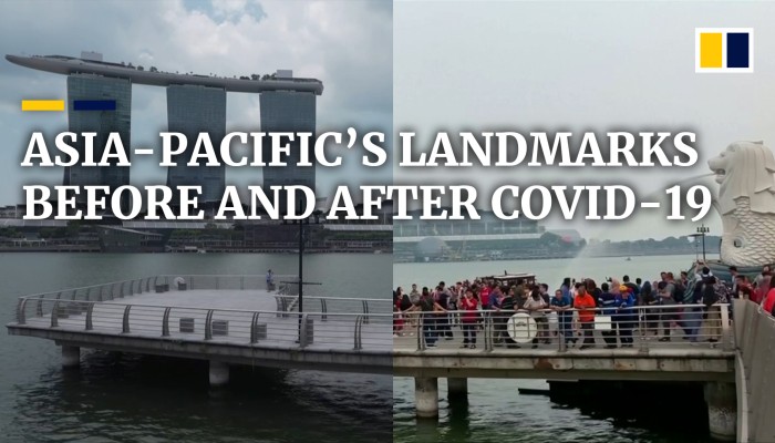 Then And Now Asia Pacific Landmarks Emptied By The Coronavirus
