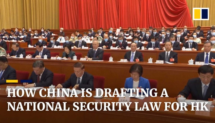 How China is drafting a new Hong Kong national security law at the ...