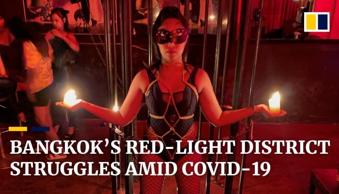 red light in laos