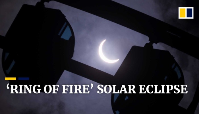Rare Ring Of Fire Solar Eclipse Seen In Asia And Africa