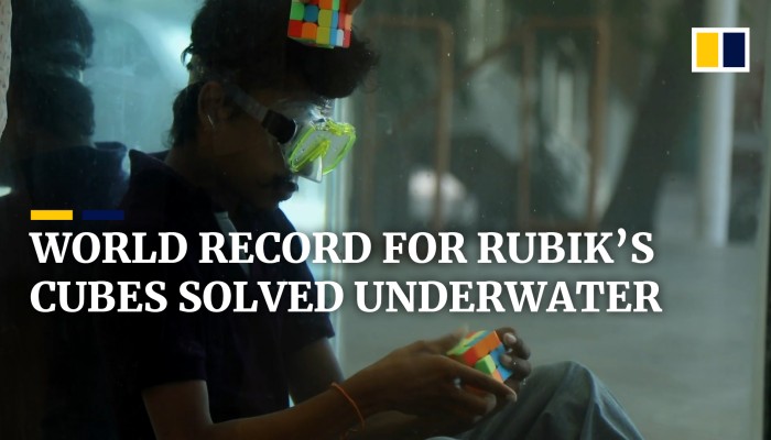 world record for most rubik's cubes