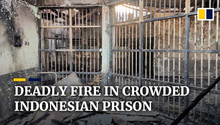 Fire At Overcrowded Prison In Indonesia Kills At Least 41, Injures 80 ...