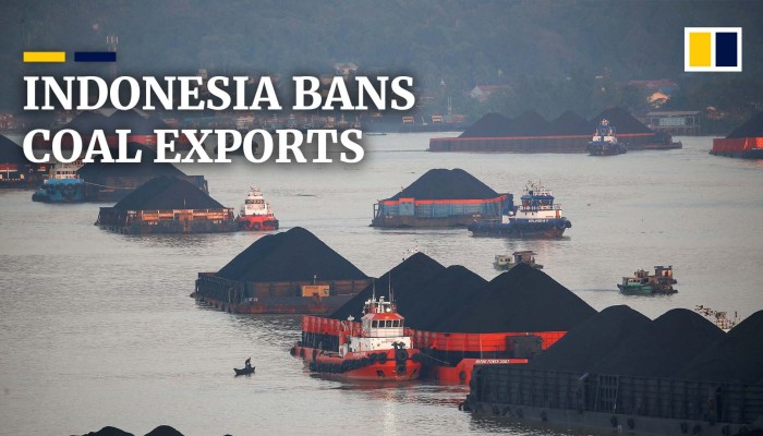 Indonesia Imposes Ban On Coal Exports Out Of Fear Of Power Outages