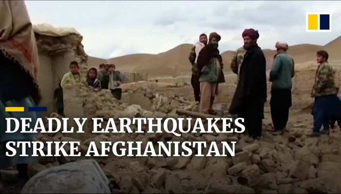 Double earthquakes in northwest Afghanistan killed at least 27 people, including children