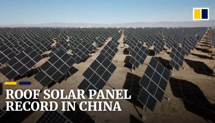 China installs record number of solar panels on rooftops in race for ...