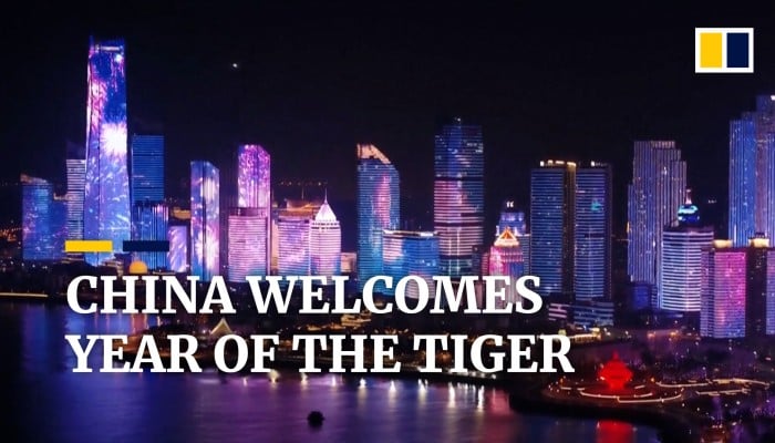 China Ushers In Year Of The Tiger With Lights Parades And Traditional China Ushers In Year Of The Tiger With Lights Parades And Traditional