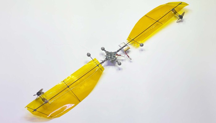 Winged drone developed by team from City University of Hong Kong ...