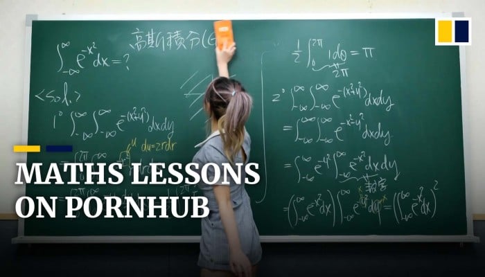 700px x 400px - Making maths sexy: Taiwanese teacher puts hardcore calculus classes on  Pornhub | South China Morning Post