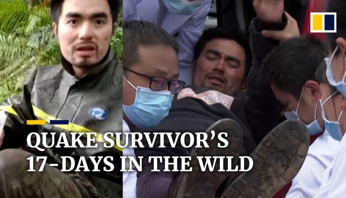 Sichuan Earthquake Survivor Rescued After 17 Days Stranded In Wild In