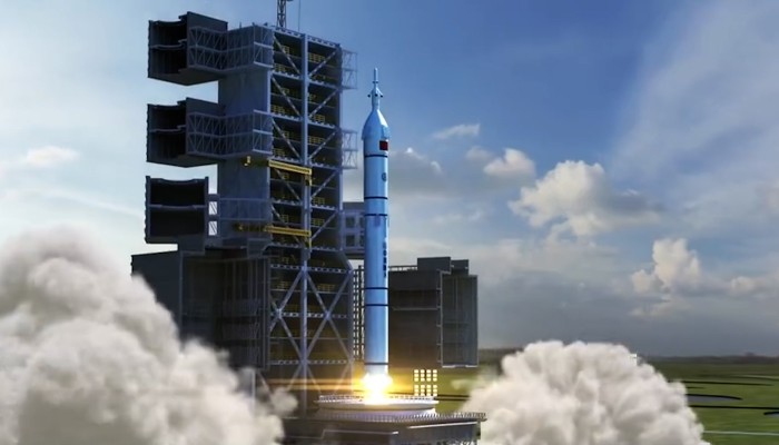 Reusable space rocket engine test boosts China’s crewed moon landing ...