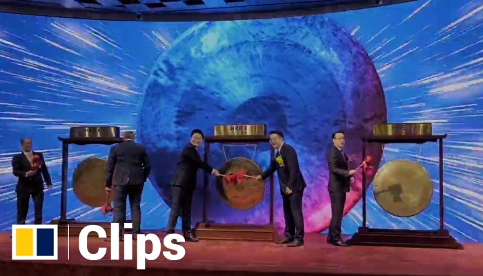 Executives of three of five listed companies mark trading debut at Hong